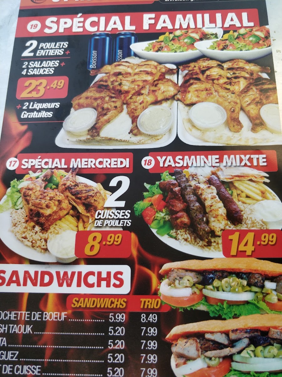 Grillades Yasmine Menu - Image 4